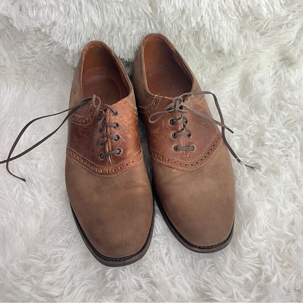 Allen Edmonds Classic Brown Leather Men's Shoes 9.5D - Picture 3 of 12